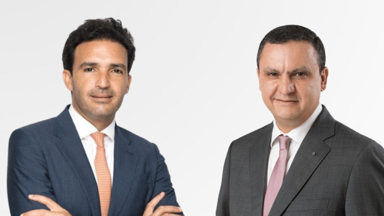 المرشحين لشغل منصب رئيس الباطرونا وهما بجوار بعضهما